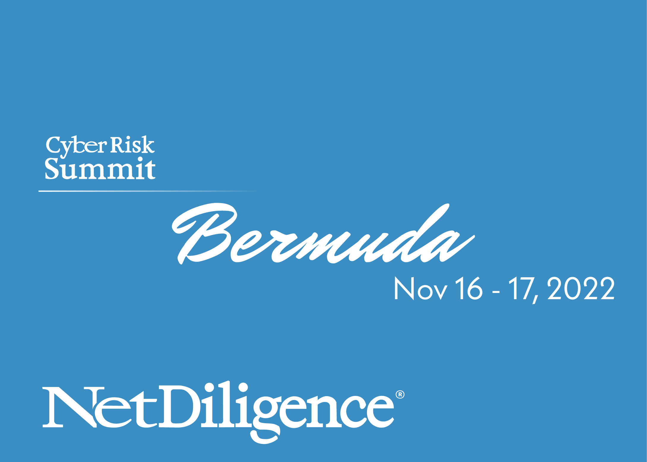 Cyber Risk Summit in Bermuda 11/2022